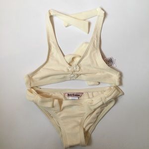 Juicy Couture Cream Kids Swim Bikini
